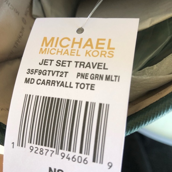 NWT Michael Kors Center Stripe tote handbag purse - Picture 6 of 8